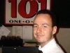 ...il Portavoce Luca Poma negli studi di Radio 101... 