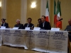  All´interno della sala, il nostro Portavoce, Luca Poma, prende la parola tra i relatori...